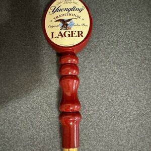 Yuengling Red Lager Tap Handle - Traditional Wood Finish